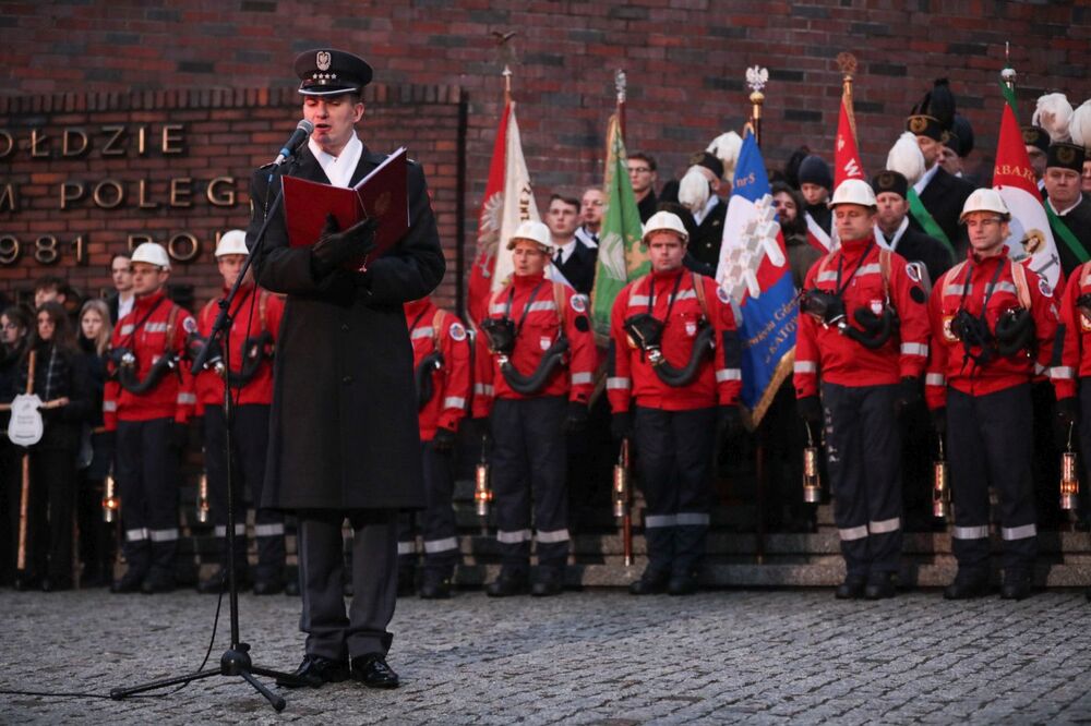 40. rocznica pacyfikacji kopalni „Wujek” – Katowice, 16 grudnia 2021. Fot. Mikołaj Bujak (IPN)