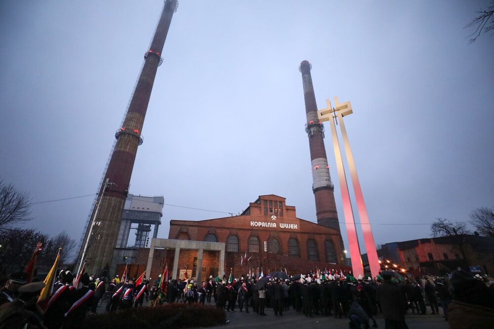 40. rocznica pacyfikacji kopalni „Wujek” – Katowice, 16 grudnia 2021. Fot. Mikołaj Bujak (IPN)
