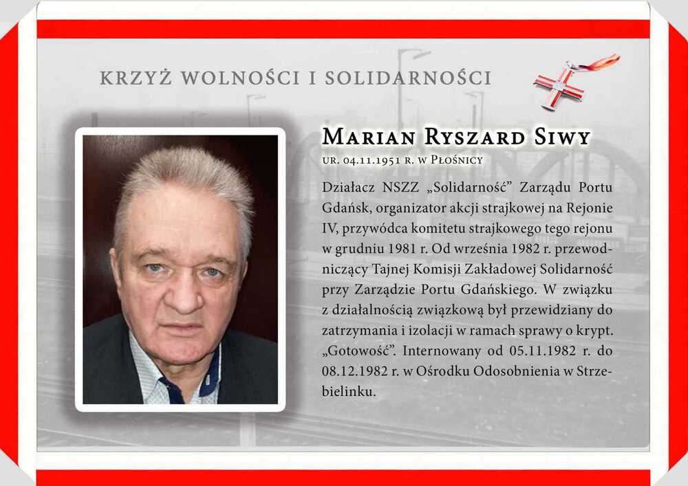 Odznaczeni Krzyżem Wolności i Solidarności – Gdańsk, 17 grudnia 2021