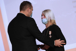 Uroczystość wręczenia Krzyży Wolności i Solidarności – Gdańsk, 17 grudnia 2021. Fot. Mikołaj Bujak (IPN)