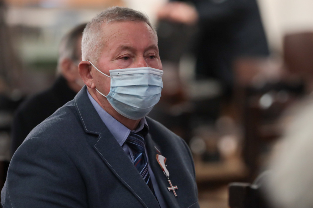 Uroczystość wręczenia Krzyży Wolności i Solidarności – Gdańsk, 17 grudnia 2021. Fot. Mikołaj Bujak (IPN)