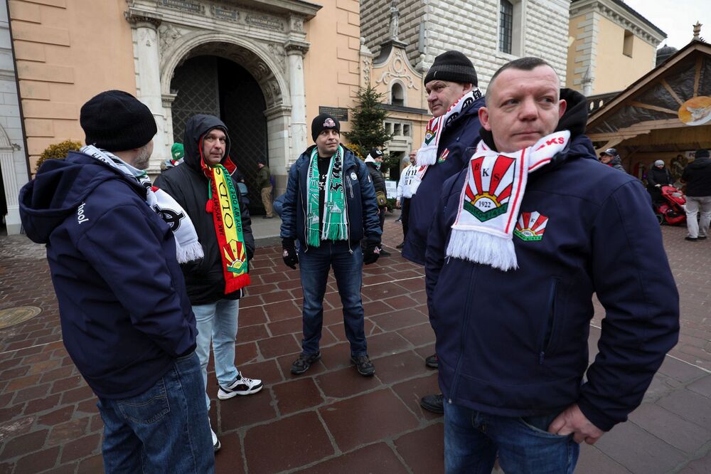 XIV Ogólnopolska Patriotyczna Pielgrzymka Kibiców na Jasną Górę – 8 stycznia 2022. Fot. Mikołaj Bujak (IPN)