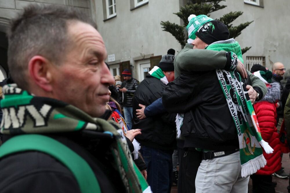 XIV Ogólnopolska Patriotyczna Pielgrzymka Kibiców na Jasną Górę – 8 stycznia 2022. Fot. Mikołaj Bujak (IPN)