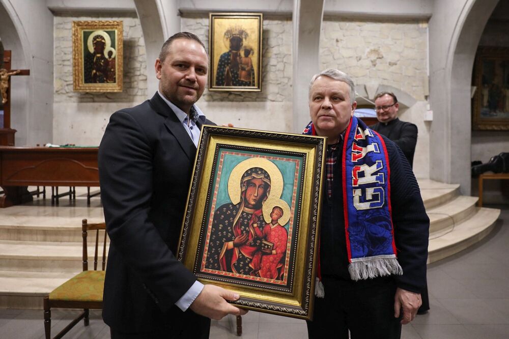 XIV Ogólnopolska Patriotyczna Pielgrzymka Kibiców na Jasną Górę – 8 stycznia 2022. Fot. Mikołaj Bujak (IPN)