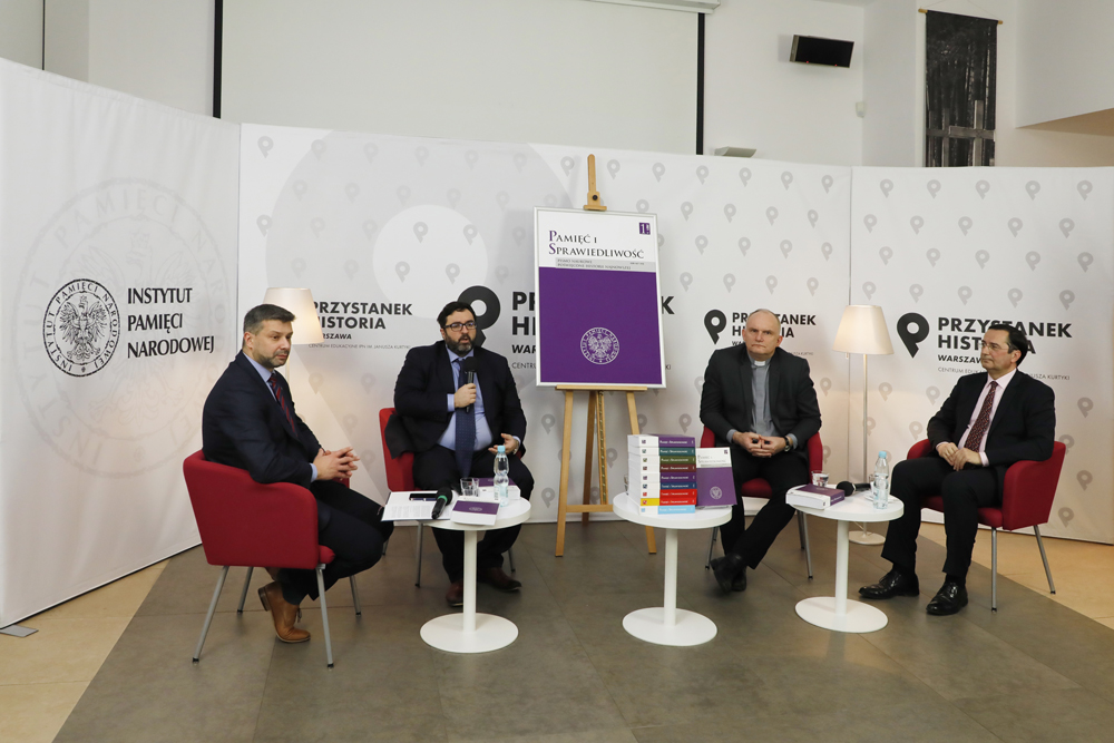 Dyskusja o 37 numerze periodyku „Pamięć i Sprawiedliwość” – 13 stycznia 2022. Fot. Piotr Życieński (IPN)