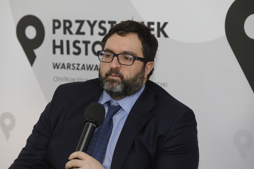 Dr hab. Rafał Łatka (Biuro Badań Historycznych IPN, Instytut Dziedzictwa Myśli Narodowej) – 13 stycznia 2022. Fot. Piotr Życieński (IPN)