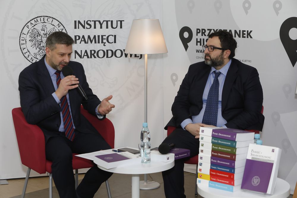 Dyskusja o 37 numerze periodyku „Pamięć i Sprawiedliwość” – 13 stycznia 2022. Fot. Piotr Życieński (IPN)