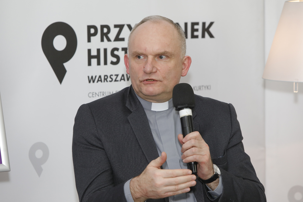 Ks. dr hab. Dominik Zamiatała (prof. Uniwersytet Kardynała Stefana Wyszyńskiego). – 13 stycznia 2022. Fot. Piotr Życieński (IPN)