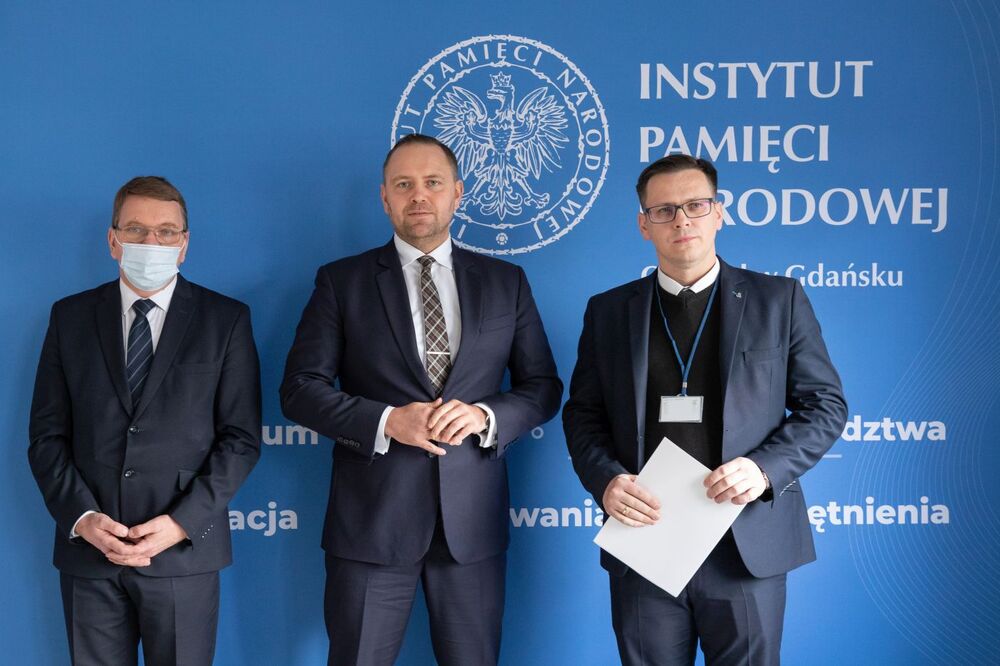 Powołanie dr. Pawła Warota na stanowisko dyrektora Oddziału IPN w Gdańsku – 14 stycznia 2022. Fot. Mikołaj Bujak (IPN)