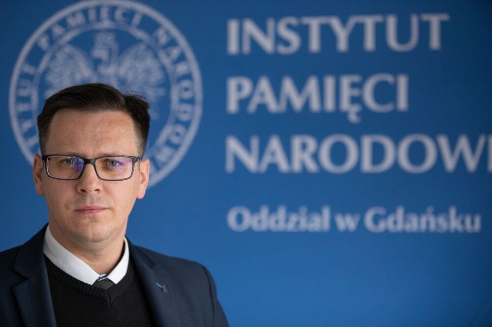 Nowo powołany dyrektor Oddziału IPN w Gdańsku dr Paweł Warot – 14 stycznia 2022. Fot. Mikołaj Bujak (IPN)