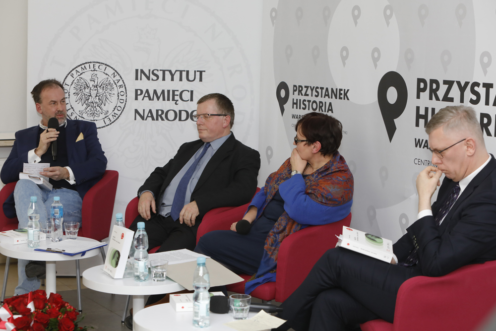 Dyskusja o książce „Sam jeden. Józef Mackiewicz – pisarz i publicysta” – 18 stycznia 2022. Fot. Piotr Życieński (IPN)