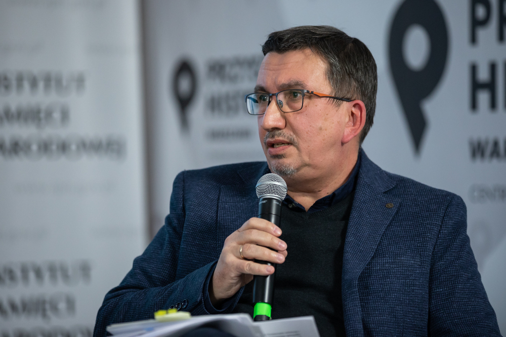 Dr Tomasz Łabuszewski (naczelnik OBBH IPN Warszawa) – 19 stycznia 2022. Fot. Mikołaj Bujak (IPN)