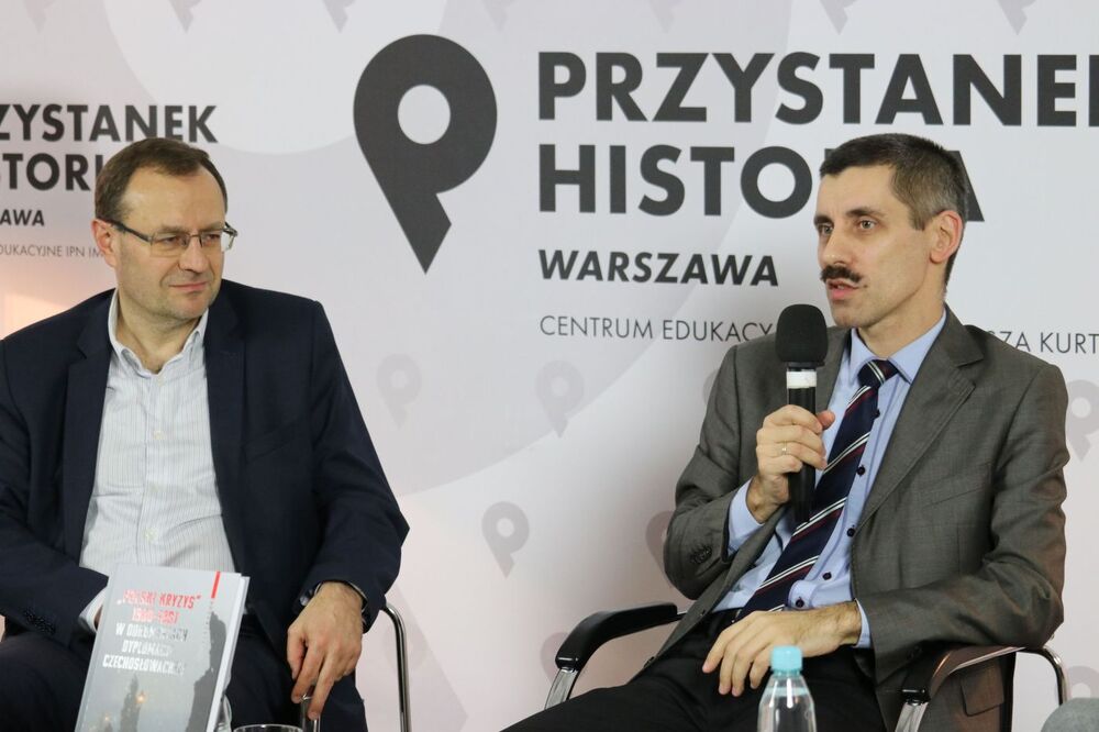 Dyskusja o książce „»Polski kryzys« 1980–1981 w dokumentach dyplomacji czechosłowackiej” – Warszawa, 19 stycznia 2022. Fot. Aleksandra Wierzchowska (IPN)