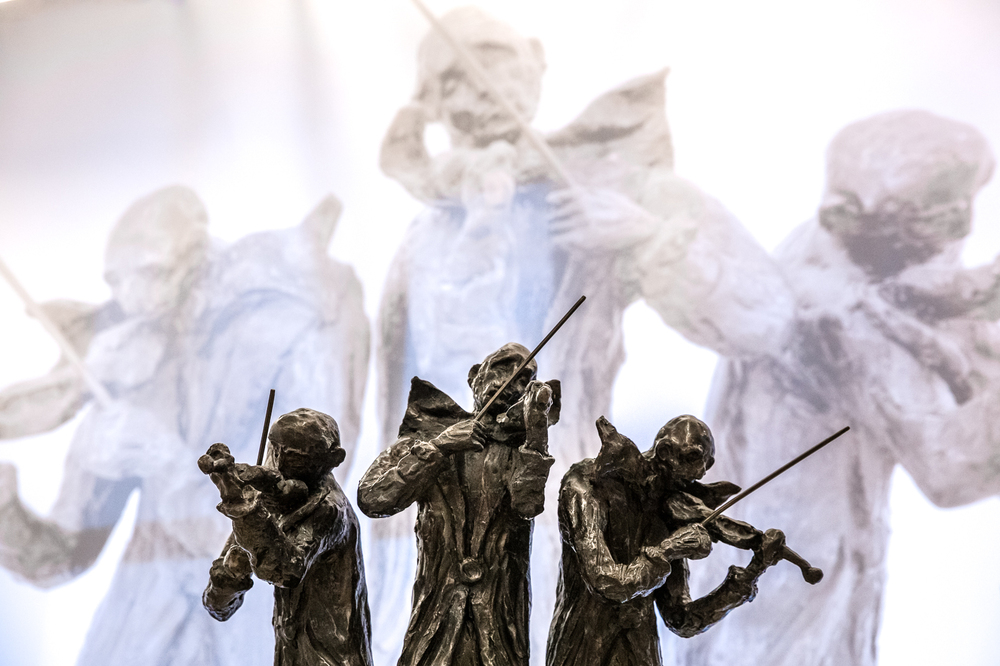 Wystawa „Obraz Treblinki w oczach Samuela Willenberga” w Warszawie. Fot. Sławek Kasper (IPN)