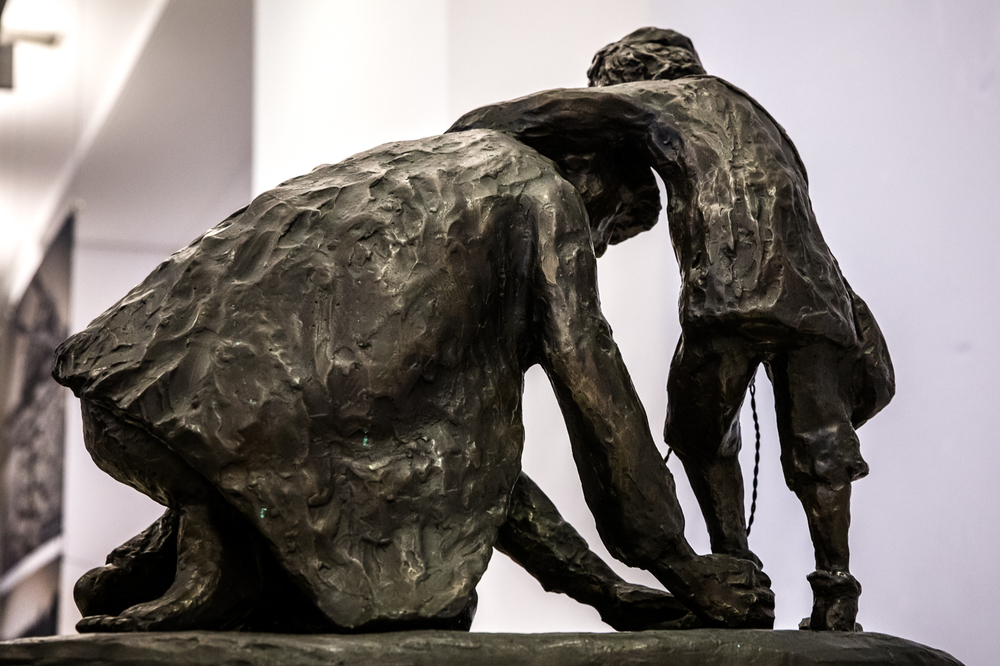 Wystawa „Obraz Treblinki w oczach Samuela Willenberga” w Warszawie. Fot. Sławek Kasper (IPN)