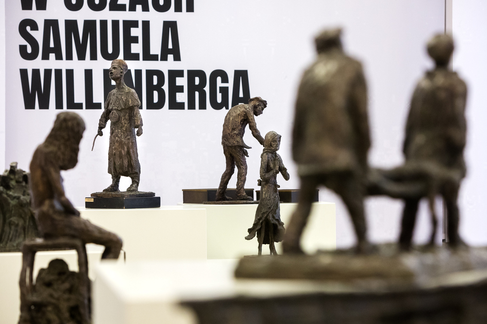 Wystawa „Obraz Treblinki w oczach Samuela Willenberga” w Warszawie. Fot. Sławek Kasper (IPN)