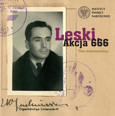 Okładka DVD z filmem Tadeusza Pawlickiego Leski. Akcja 666