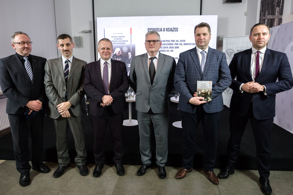 Dyskusja o książce „Kościół i państwo na Kresach Południowo-Wschodnich II Rzeczypospolitej” – 26 stycznia 2022. Fot. Sławek Kasper (IPN)