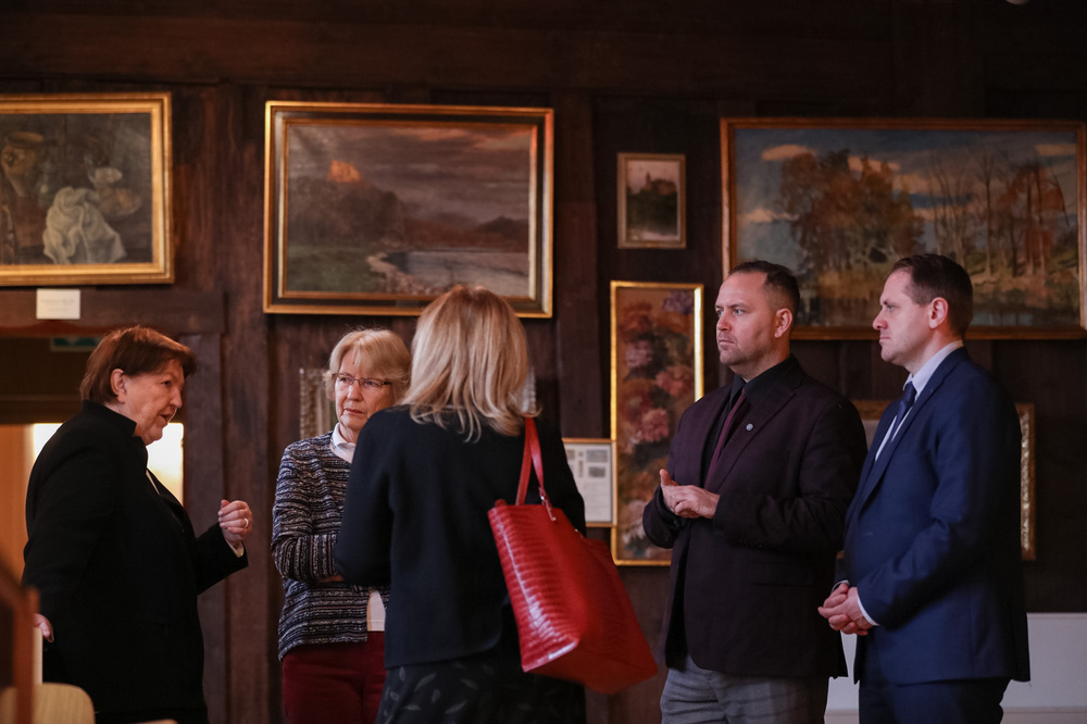Wizyta prezesa IPN w Muzeum Polskim w Rapperswilu – 1 lutego 2022. Fot. Mikołaj Bujak (IPN)