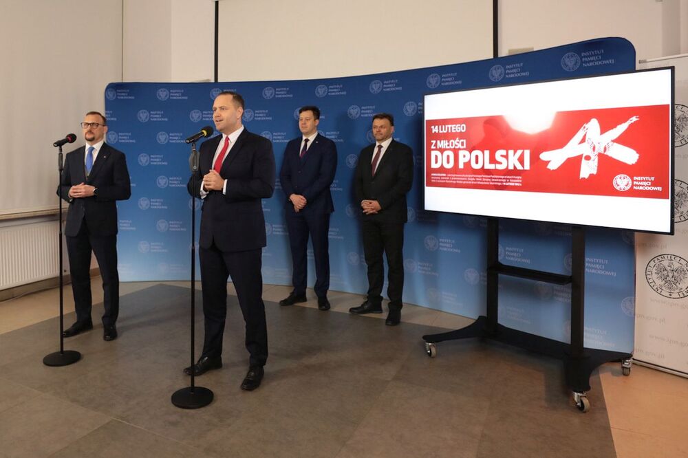 Konferencja prasowa związana z obchodami 80. rocznicy przemianowania ZWZ na AK – Warszawa, 10 lutego 2022. Fot. Mikołaj Bujak (IPN)