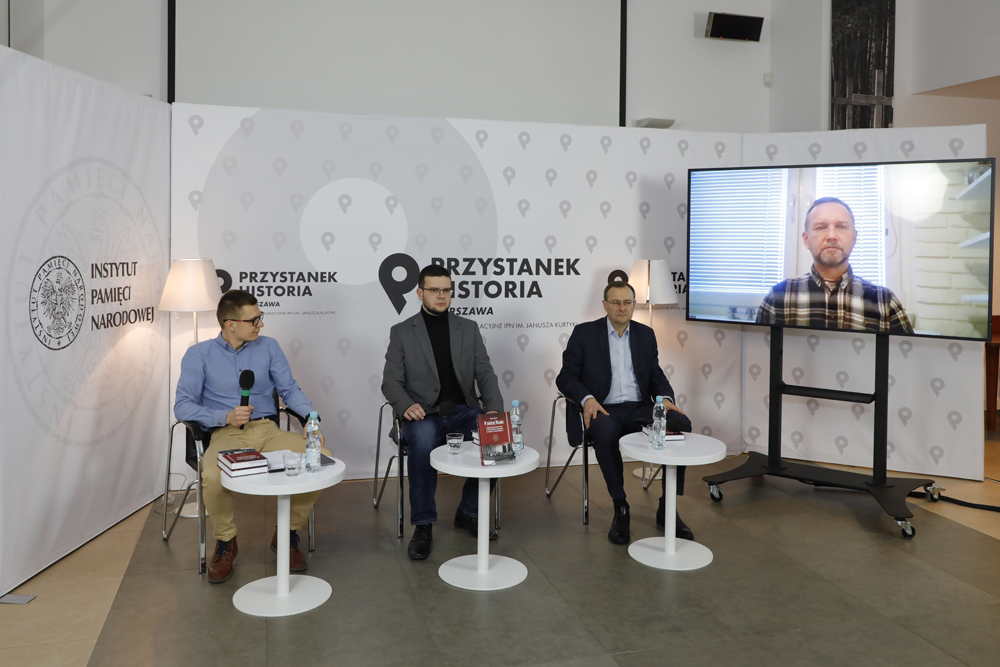 Dyskusja o książce „W polskiej Wandei. Komunistyczna Partia Polski w województwie poznańskim w czasach II Rzeczypospolitej” – Warszawa, 9 lutego 2022. Fot. Piotr Życieński (IPN)