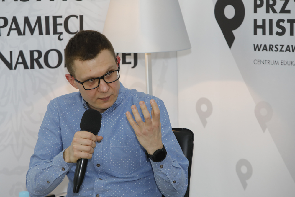 Paweł Sztama, Biuro Badań Historycznych IPN – Warszawa, 9 lutego 2022. Fot. Piotr Życieński (IPN)