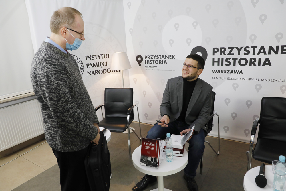 Dyskusja o książce „W polskiej Wandei. Komunistyczna Partia Polski w województwie poznańskim w czasach II Rzeczypospolitej” – Warszawa, 9 lutego 2022. Fot. Piotr Życieński (IPN)