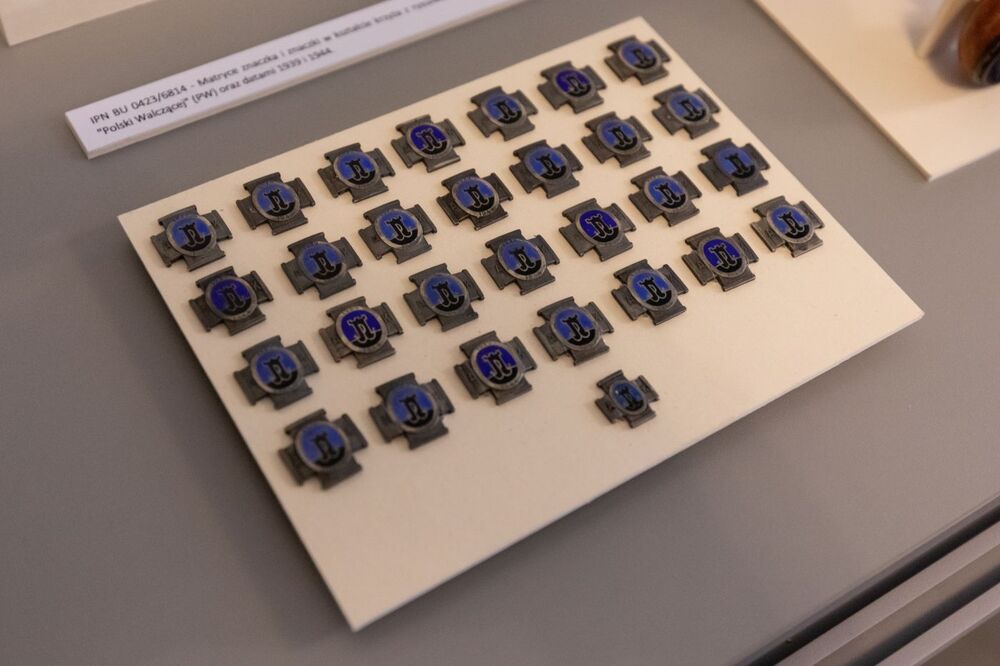 Archiwalia z zasobu IPN dokumentujące czyn zbrojny Armii Krajowej prezentowane w Centralnym Przystanku Historia. Fot. Mikołaj Bujak (IPN)