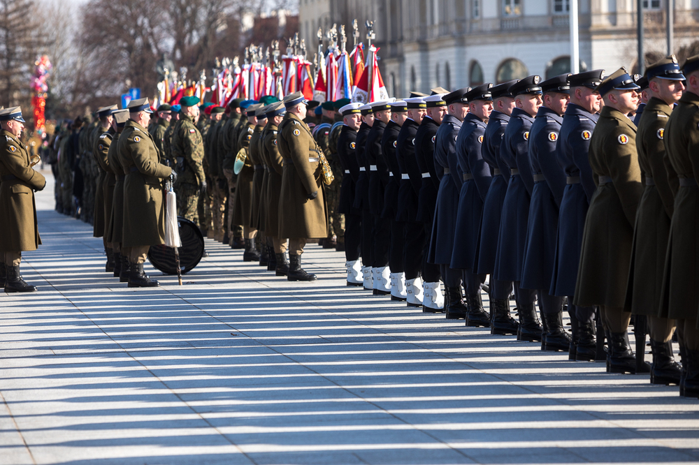 Uroczystości w przeddzień 80. rocznicy przekształcenia ZWZ w AK na placu Marszałka Józefa Piłsudskiego w Warszawie – Warszawa, 13 lutego 2022. Fot. Sławek Kasper (IPN)