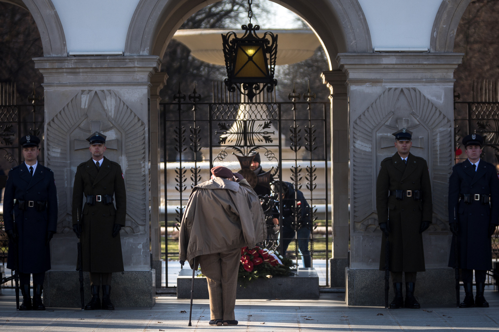 Uroczystości w przeddzień 80. rocznicy przekształcenia ZWZ w AK na placu Marszałka Józefa Piłsudskiego w Warszawie – Warszawa, 13 lutego 2022. Fot. Sławek Kasper (IPN)