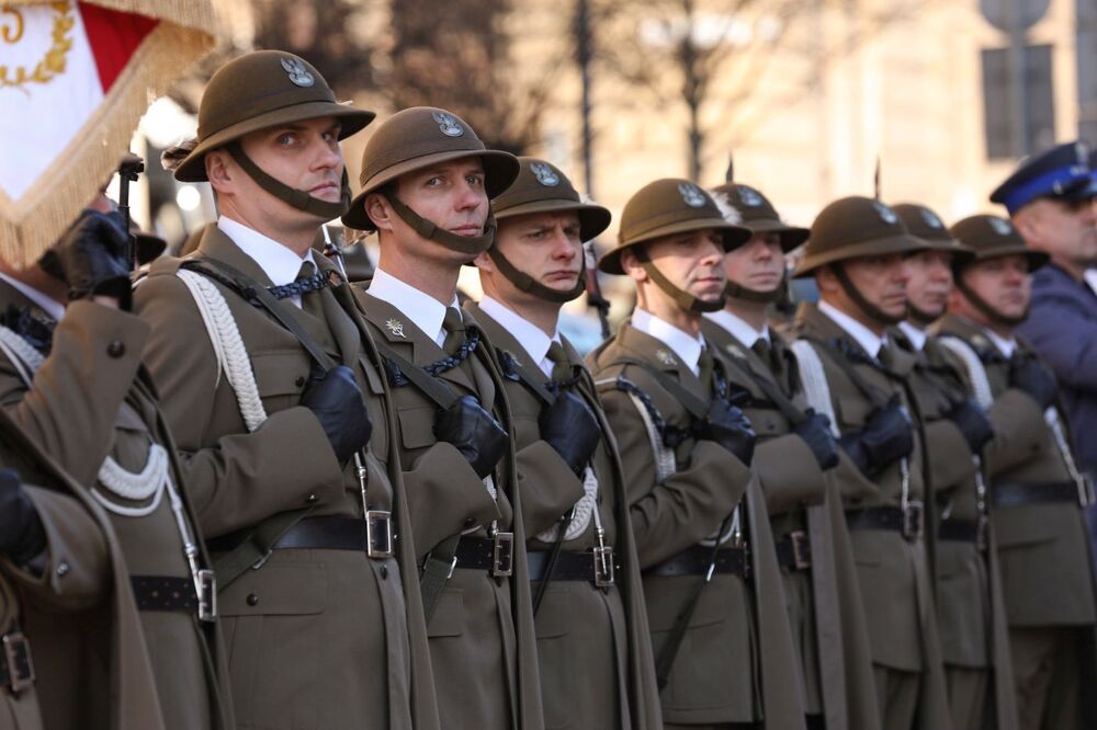 Obchody 80. rocznicy przekształcenia ZWZ w Armię Krajową przed Grobem Nieznanego Żołnierza w Krakowie – 14 lutego 2022. Fot. Mikołaj Bujak (IPN)