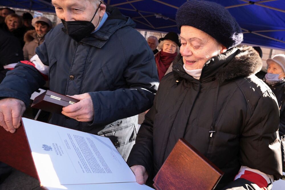 Obchody 80. rocznicy przekształcenia ZWZ w Armię Krajową przed Grobem Nieznanego Żołnierza w Krakowie – 14 lutego 2022. Fot. Mikołaj Bujak (IPN)