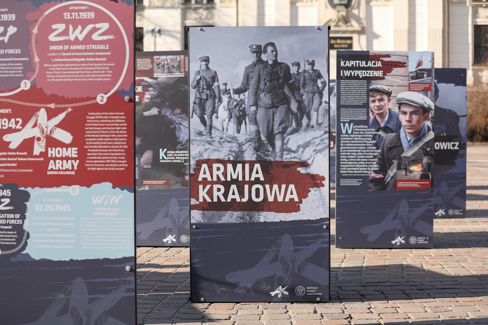 Otwarcie wystawy IPN „Armia Krajowa” – Kraków, 14 lutego 2022. Fot. Mikołaj Bujak (IPN)