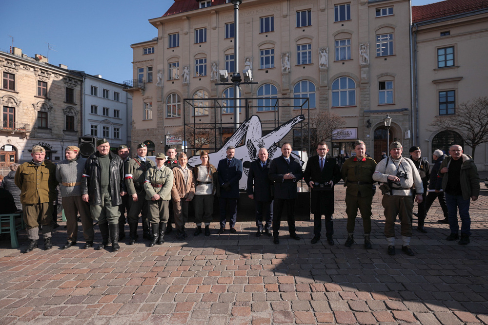 Otwarcie wystawy IPN „Armia Krajowa” – Kraków, 14 lutego 2022. Fot. Mikołaj Bujak (IPN)
