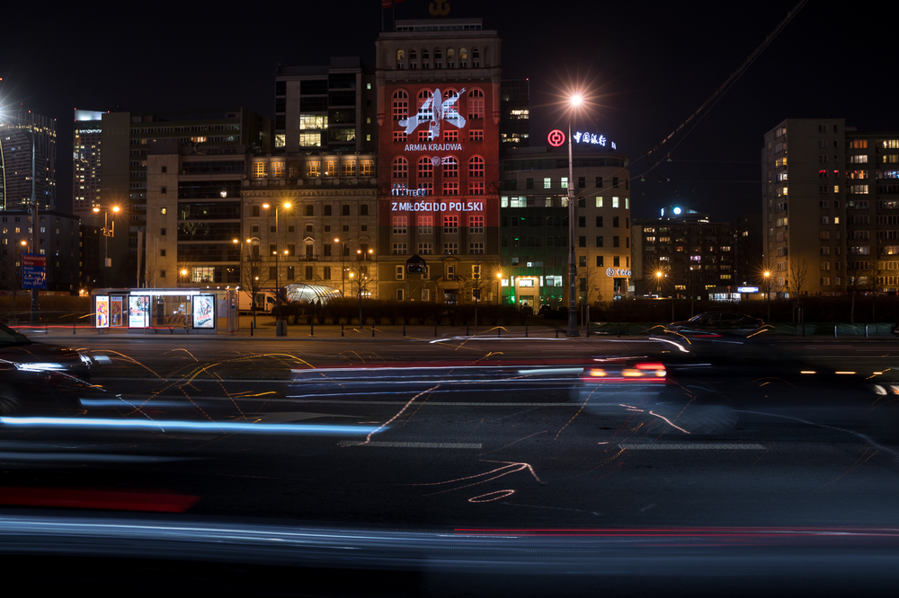 Mapping upamiętniający największą podziemną armię Europy – 14 lutego 2022. fot. Sławek Kasper (IPN)