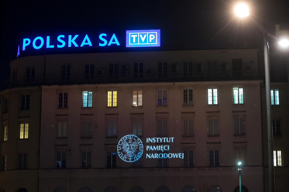 Mapping upamiętniający największą podziemną armię Europy – 14 lutego 2022. fot. Sławek Kasper (IPN)