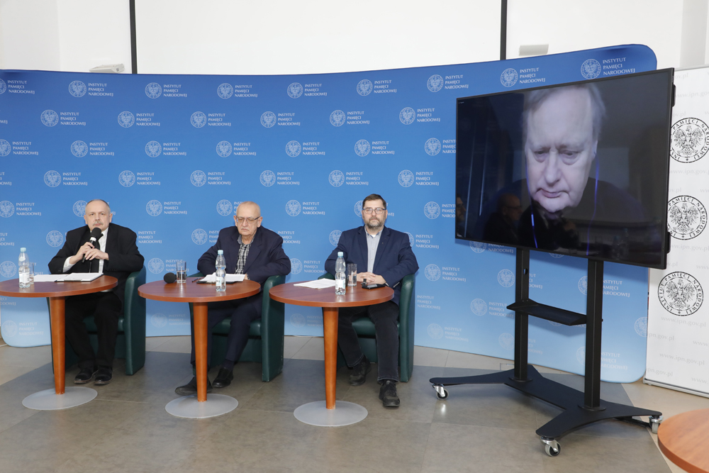 Siła zbrojna Polskiego Państwa Podziemnego. 80. rocznica przemianowania Związku Walki Zbrojnej na Armię Krajową – dyskusja online – 14 lutego 2022. Fot. Piotr Życieński (IPN)