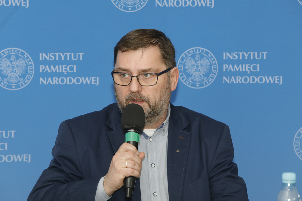 Dr hab. Piotr Niwiński z OBBH IPN w Gdańsku – 14 lutego 2022. Fot. Piotr Życieński (IPN)