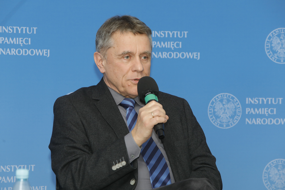 Dyskusja „Dlaczego nazizm nie mógłby się wydarzyć w Polsce? Czym różni się polski romantyzm od niemieckiego romantyzmu politycznego?” – 16 lutego 2022. Fot. Piotr Życieński (IPN)