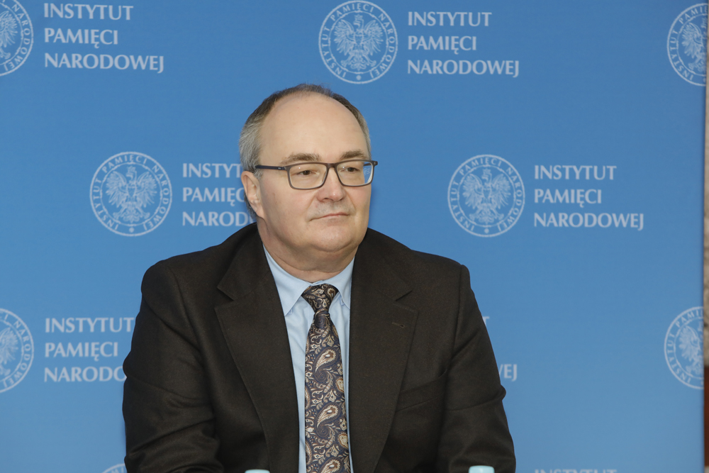 Dyskusja „Dlaczego nazizm nie mógłby się wydarzyć w Polsce? Czym różni się polski romantyzm od niemieckiego romantyzmu politycznego?” – 16 lutego 2022. Fot. Piotr Życieński (IPN)