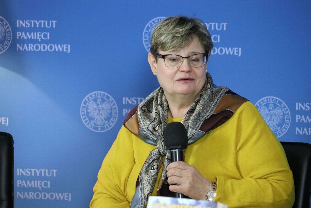 Alicja Mironiuk-Nikolska. Prezentacja „CzasyPisma” nr 2(20)/2021 – 22 lutego 2022. Fot. Aleksandra Wierzchowska (IPN)