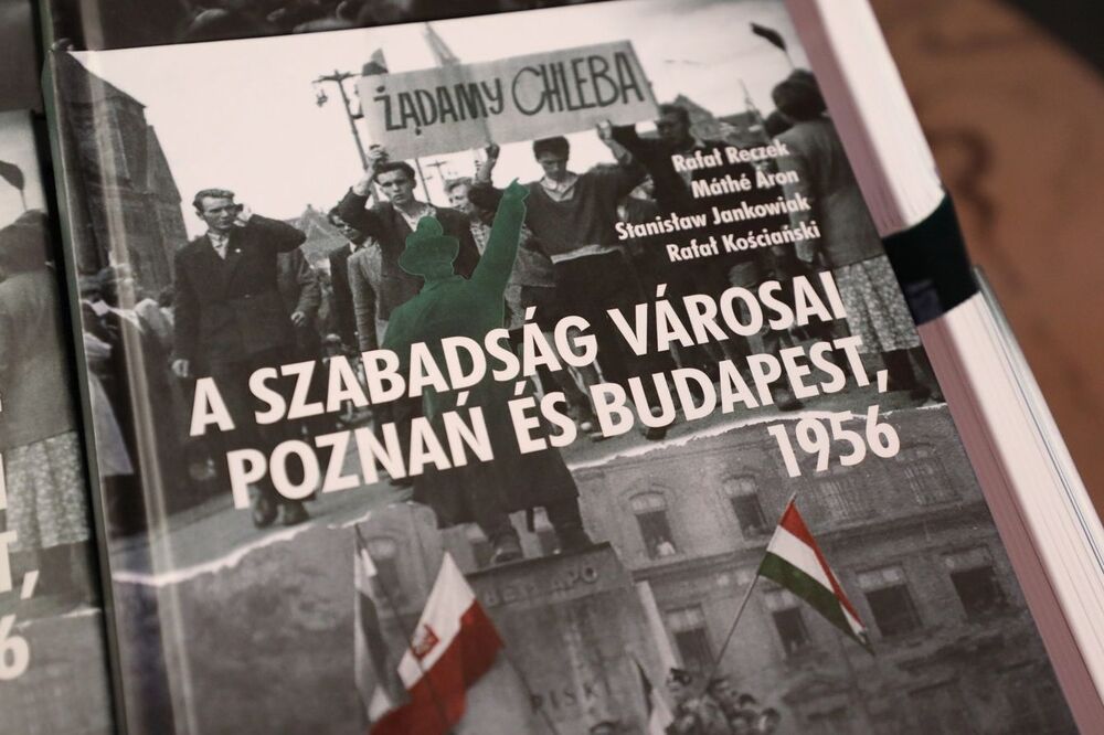 Prezentacja publikacji „Miasta Wolności: Poznań–Budapeszt 1956” – Budapeszt, 22 lutego 2022. Fot. Mikołaj Bujak (IPN)