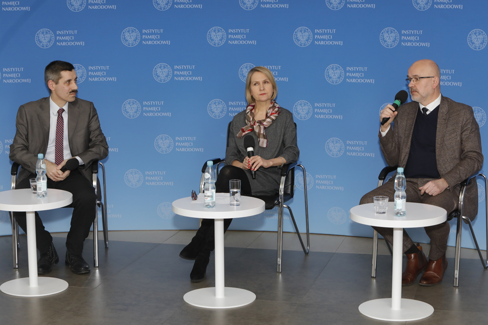 Dyskusja z cyklu „Polska na froncie sporów cywilizacyjnych” – 22 lutego 2022. Fot. Piotr Życieński (IPN)