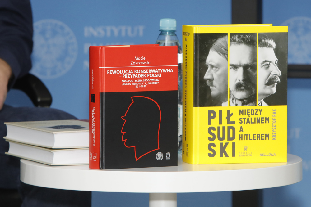 „Polska polityka wschodnia 1918–1939” – dyskusja z cyklu „Historia zza kulis” – Warszawa, 22 lutego 2022. Fot. Piotr Życieński (IPN)
