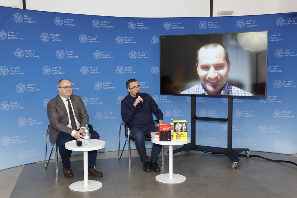 „Polska polityka wschodnia 1918–1939” – dyskusja z cyklu „Historia zza kulis” – Warszawa, 22 lutego 2022. Fot. Piotr Życieński (IPN)