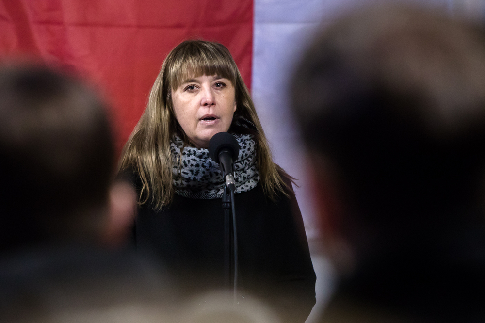 Marlena Piekarska-Olszówka, prezes Fundacji „Willa Jasny Dom” – Warszawa, 25 lutego 2022. Fot. Sławek Kasper (IPN)