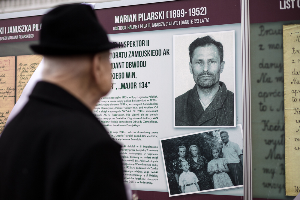 Otwarcie wystawy „Ocal naszego Tatusia! Listy dzieci Żołnierzy Wyklętych do Bolesława Bieruta” – Warszawa, 26 lutego 2022. Fot. Sławek Kasper (IPN)