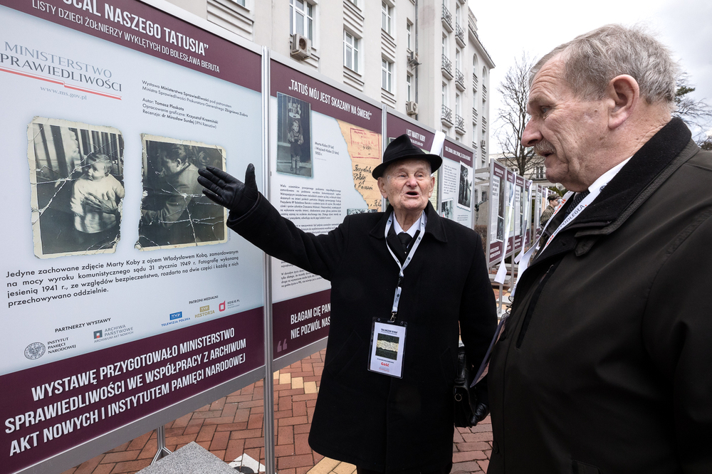 Otwarcie wystawy „Ocal naszego Tatusia! Listy dzieci Żołnierzy Wyklętych do Bolesława Bieruta” – Warszawa, 26 lutego 2022