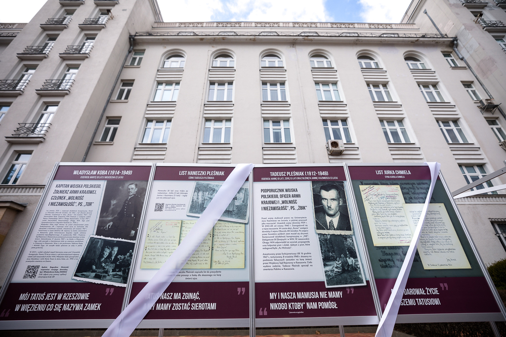 Otwarcie wystawy „Ocal naszego Tatusia! Listy dzieci Żołnierzy Wyklętych do Bolesława Bieruta” – Warszawa, 26 lutego 2022