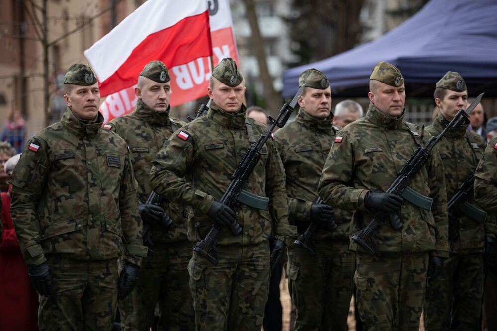 Odsłonięcie pomnika Żołnierzy Wyklętych w Raciborzu – 27 lutego 2022. Fot. Mikołaj Bujak (IPN)